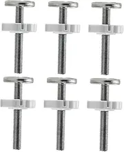 MOTHNUR 6pcs Pressure-Mounted Gate Screws Baby Guardrail Hardware Universal Threaded Rods for Dog Pen Pet Barrier Gate Dog Fence