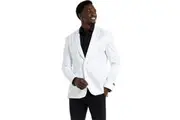 70s Sequins White Mens Suitmeister Jacket