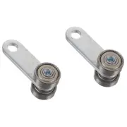 2 PCS Sliding Door Hanging Wheel Work Shopping Rolling Gate Hardware Kit