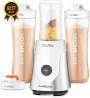 Kambrook Blitz2Go Blender KBL63SIL Personal Smoothie Maker Silver
