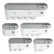 Multifunctional Toothbrush Holder Handfree Automatic Toothpaste Dispenser Set