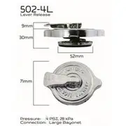 CPC Large Lever Release Radiator Cap - 502-04L