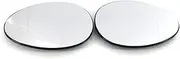Rearview Mirror Glass with Clip Replacement for Mini R55 R56 R57 2007 to 2014 2pcs Heated Left Right