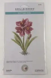 Spellbinders Metal Detailed Cutting Dies AMARYLLIS New S4-1110