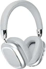 Wireless Headphones, Over-Ear Earphones, Headset with Mic, Stereo Sound, Foldable, Long Battery Life, Music & Call Support, for Travel and Home