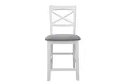 VI Hamilton Solid Timber Fabric Seat Bar Chair