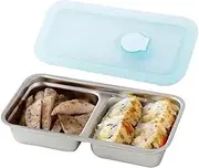 Stainless Steel Snack Containers for Kids | Reusable Stainless Steel Food Containers with Lids - Dishwasher Safe Leak-Proof Food Boxes for Camping Picnic Boys Girls Youth Teens Family