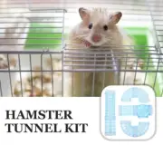 Small Hamster / Mouse Tunnel Kits: Transparent Blue (x5 Full Kits)