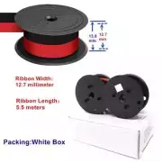 Calculator Ribbon Replacement for GR24BR Porelon 11216 Universal Twin Spool 10PC