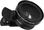 Angoily Versatile Mobile Phone Lens Kit Wide Angle Macro Attachment for Enhanced Photography