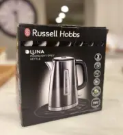 Russell Hobbs Luna Kettle Moonlight Grey - UK POWER CORD