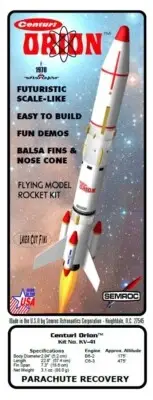 Flying Model Rocket Kit - Semroc 'Orion'