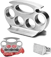 MIZOXY Meat Tenderizer Hammer,Metal Meat Hammer,Aluminum Alloy Steak Metal Mallet Kitchen Tool, Strong Durable Meat Tenderiser Mallet or Masher, Great for Steak Mince Chicken & Fish