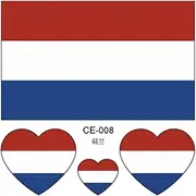 2022world Cup Carnival Flag face pasters arm Stickers Tattoo Sticker Watermark Stickers
