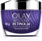 Olay Night Cream mini: Regenerist Retinol 24 Moisturiser for hydrated plump 8g