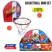 2X NEW Mini Basketball Hoop Backboard with Basketball for Home Office Kids Toy