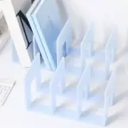 Desktop Bookshelf Desk Shelf Bookcase for Tabletop Books Holder Stand