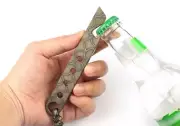 EDC Titanium Alloy Outdoor Multi Tools Pocket Pry Bar Crowbar Bottle Opener