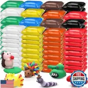 WinnerWhy 144 Pcs Total 76oz Air Dry Clay Air Dry Foam Clay Blocks Soft Non-T