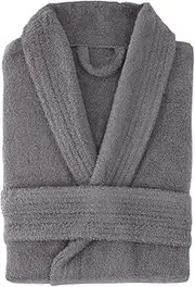 [Top Towel] Unisex Bathrobe - Shower Bathrobe for Men or Women - 100% Cotton - 500 g/m2 - Terry Robe