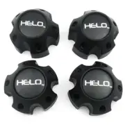 Set of 4 Helo Satin Black Wheel Center Cap 5Lug 5x127 for HE878 HE886