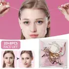 20pcs Face Lift Tapes with 8 Ropes Waterproof & Invisible Face Lifting Stick≖