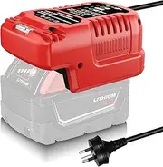 Charger for Milwaukee 18V M18 Battery,Portable Mini Charger,Compatible with Milwaukee M18 Lithium Ion Battery 48-11-1850 48-11-1840 48-11-1815 48-11-1828