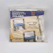 Vintage Vinyl Diskette Holders Stores 3 1/2 Disk C-Line Products PACKAGE OF 10