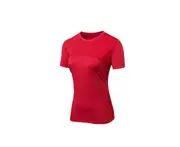 Women'S Compression Shirts Crewneck Short-Sleeve Athletic T-Shirts - Red