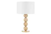 Amalfi Terrance Table Lamp Sculpture Wooden Base Reading Study Bedside Lamp