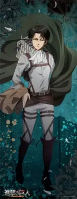 Attack on Titan Levi Ackerman Break of Dawn Life Size Fabric Poster