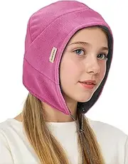 [Sukeen] Kids Winter Beanie Hat Girls Boys Double Side Wear Warm Hat Antistatic Cold Weather Hat Fleece Skull Cap for Outdoor