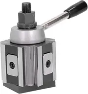 Baxnore Quick Changing Tool Holder, Carbon Steel Lathe Tool Holder with Extension Rod, AXA Piston Type Column Turning Holder for Industrial Workshop