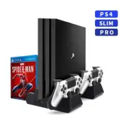 PS4 Vertical Stand Cooling Fan Charger for PS4/PS4 Slim/PS4 Pro