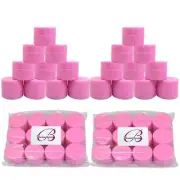 24 Pieces 7G/7ML Pink Thick Cosmetic Sample Container Jars with Lid BPA Free