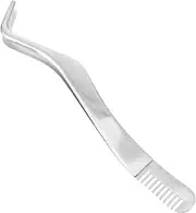 Beaupretty Precision Eyelash Extension Tweezers Stainless Steel False Eyelash Applicator Tool with Comb for Effortless Application of Lash Clusters and Extensions Eye Friendly Design