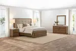MATTEO 4 Piece Queen Bed Dresser Suite