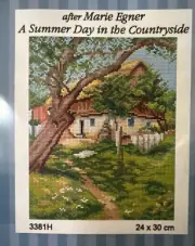 Printed needlepoint tapestry Canvas Only Orchidea 24x30 cm Summer Day