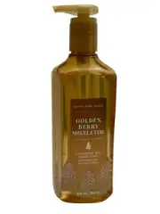 1 BATH & BODY WORKS GENTLE CLEAN GEL HAND SOAP GOLDEN BERRY MISTLETOE NEW