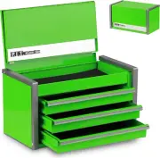 Mini Green Tool Box Portable 3 Drawer Steel Stackable Tool Box Magnetic Locking