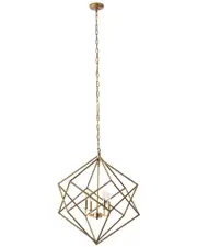 Peyton Lane Modern Metal Gold Chandelier