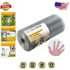 Durable 19-Gauge Galvanized Chicken Wire, 16in x 100ft for All Outdoor Uses