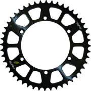 Sunstar - 5-357752BK - Works Triplestar Aluminum Rear Sprocket, 52T - Black
