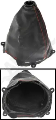 Dorman 76802 Shift Boot Black Red Stich