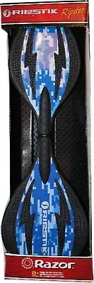 Blue & White Ripster Mini RipStik Caster/Wave Board by Razor - Limited Edition