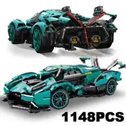 1148PCS Technical V12 Super Speed Racing Car Building Blocks