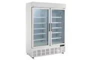 Polar G-Series 2 Door Upright Display Freezer 920Ltr White - Display Freezers (GH507-A) - GH507-A