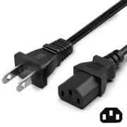 NEW 3Prong Power Cord FOR Fat PlayStation 3 PS3 & First Gen Xbox 360 & Some PC