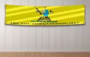 Beavis Banner Are You Threatening Me 2x8ft Garage Wall Art & Outdoor workshop