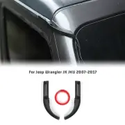 Exterior Top Roof Water Rain Gutter Extension Cover For Jeep Wrangler JL JT 18+ (for: Jeep)
